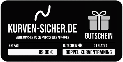 Gutschein Doppel-Kurventraining (1 Platz)